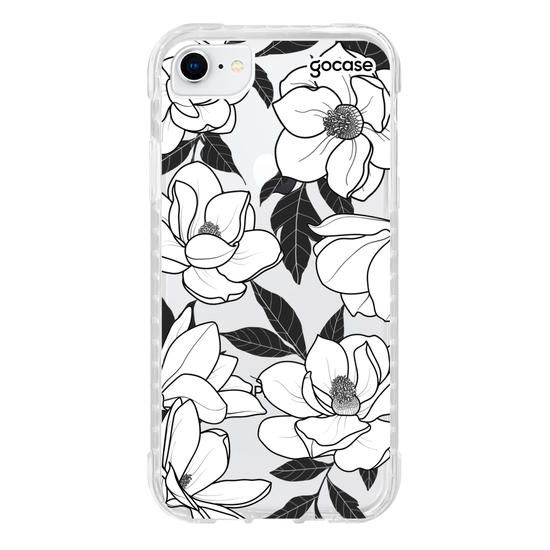 Capinha para celular White Flowers