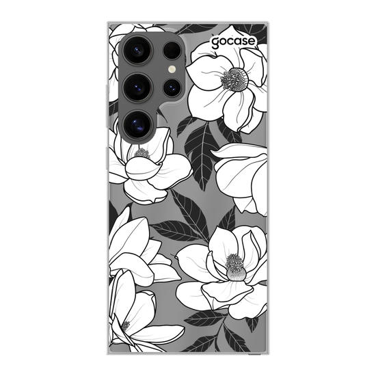 White Flowers Phone Case