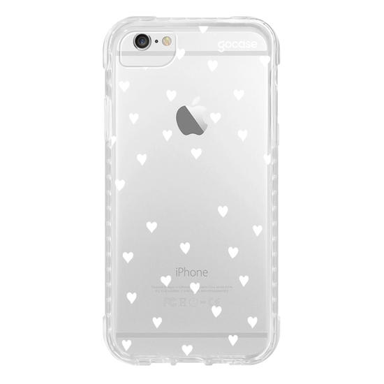 Capinha para celular White Hearts Manuscrita