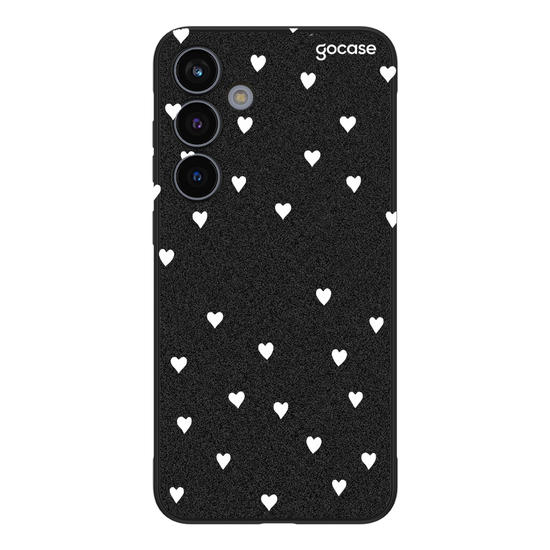 Capinha para celular White Hearts Manuscrita