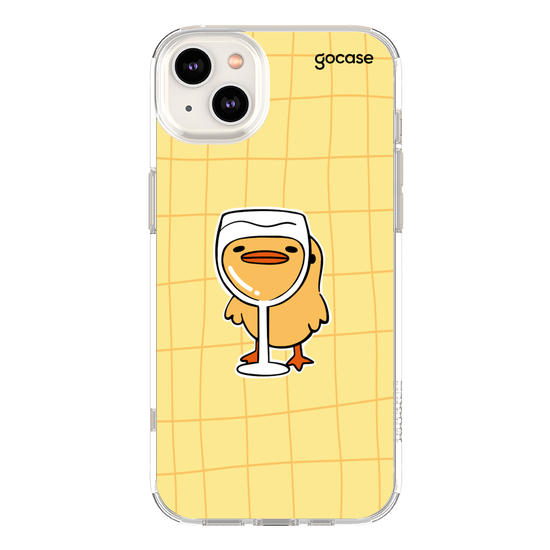 Capinha para celular Wine Glass Duck