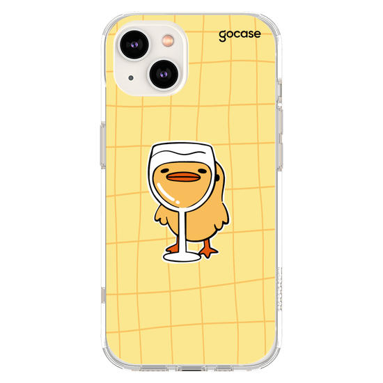 Capinha para celular Wine Glass Duck