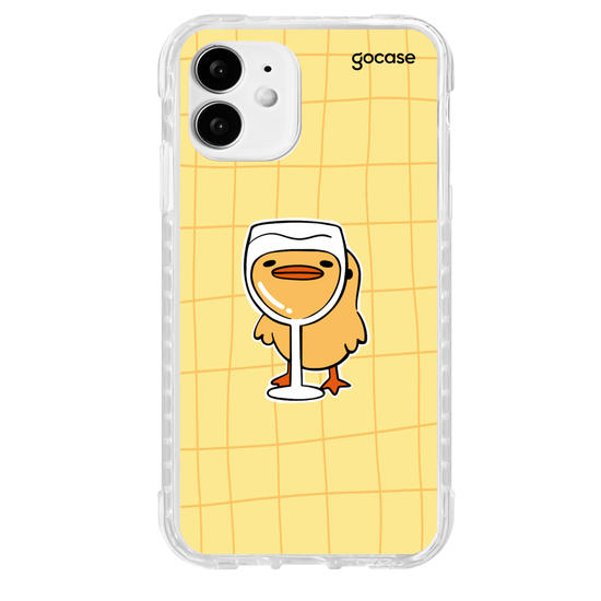 Capinha para celular Wine Glass Duck