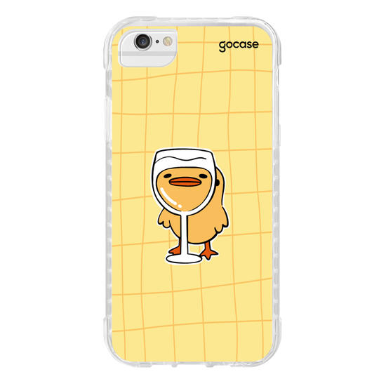 Capinha para celular Wine Glass Duck