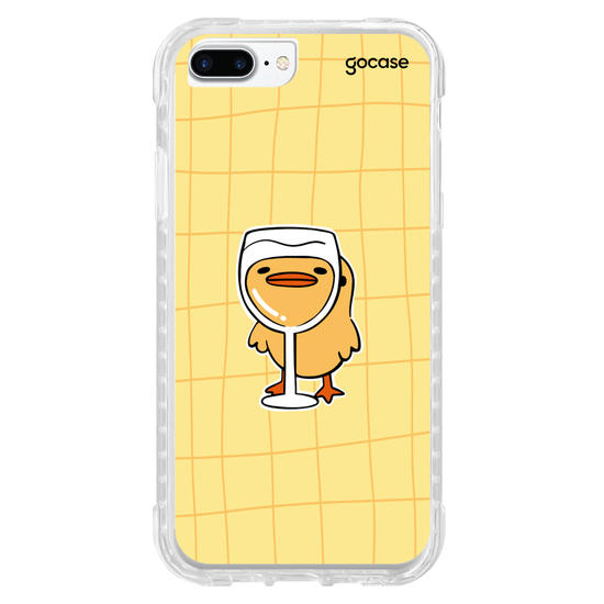 Capinha para celular Wine Glass Duck