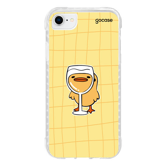 Capinha para celular Wine Glass Duck
