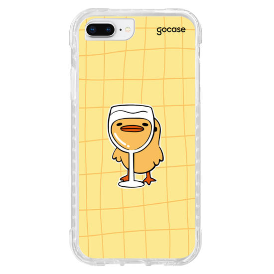Capinha para celular Wine Glass Duck