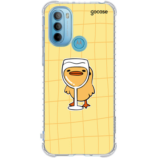 Capinha para celular Wine Glass Duck
