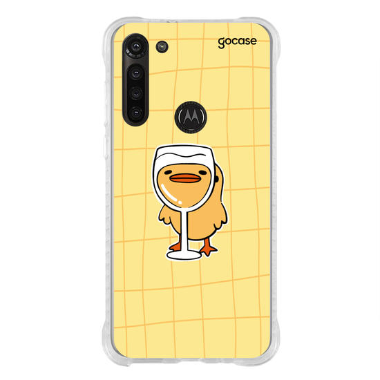 Capinha para celular Wine Glass Duck