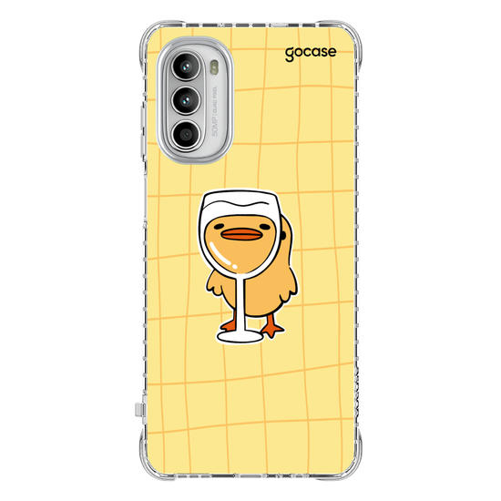 Capinha para celular Wine Glass Duck