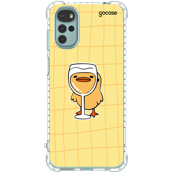 Capinha para celular Wine Glass Duck