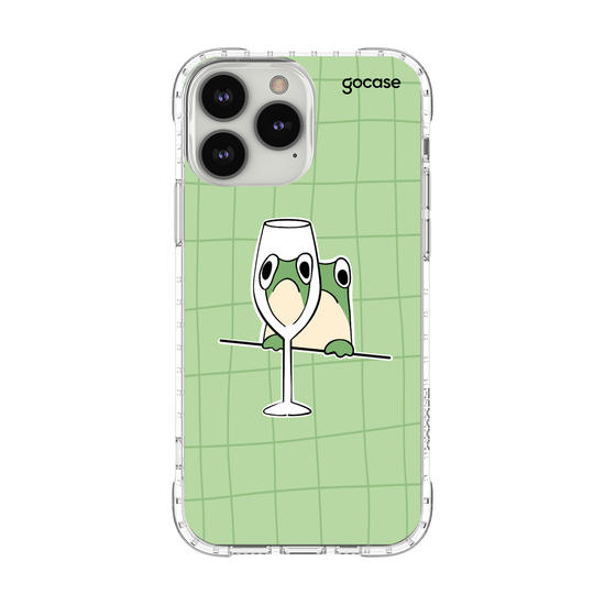 Capinha para celular Wine Glass Frog