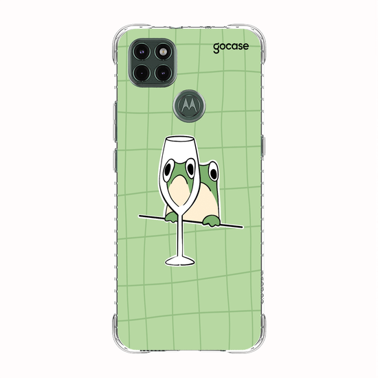 Capinha para celular Wine Glass Frog