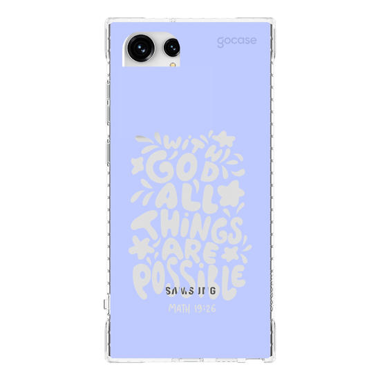 Capinha para celular  With God All Things Are Possible