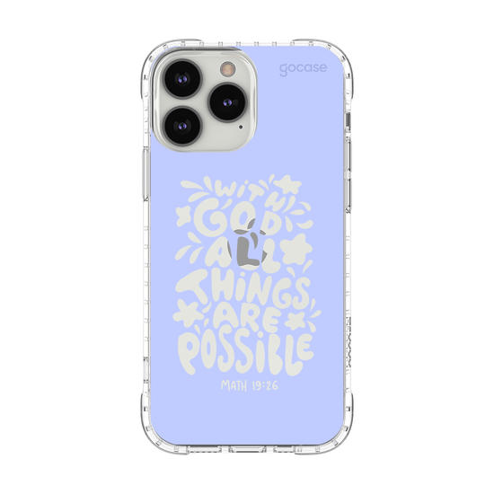 Capinha para celular  With God All Things Are Possible