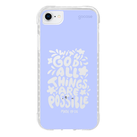 Capinha para celular  With God All Things Are Possible