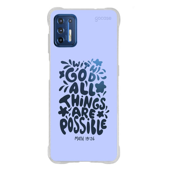 Capinha para celular  With God All Things Are Possible