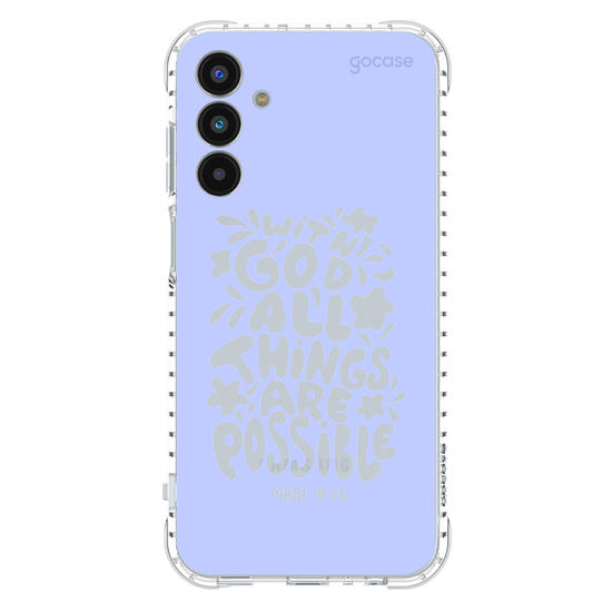 Capinha para celular  With God All Things Are Possible