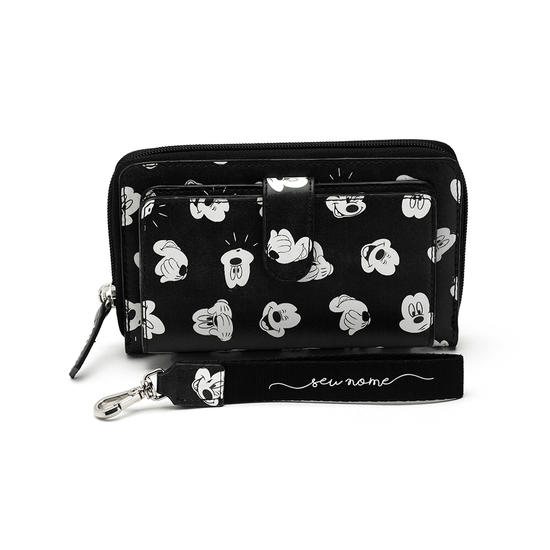 Carteira Soho Double - Mickey Rostinhos Manuscrita