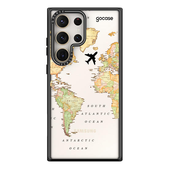 World Map Blank Phone Case