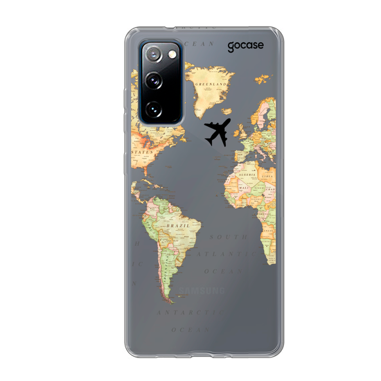 World Map Blank Phone Case