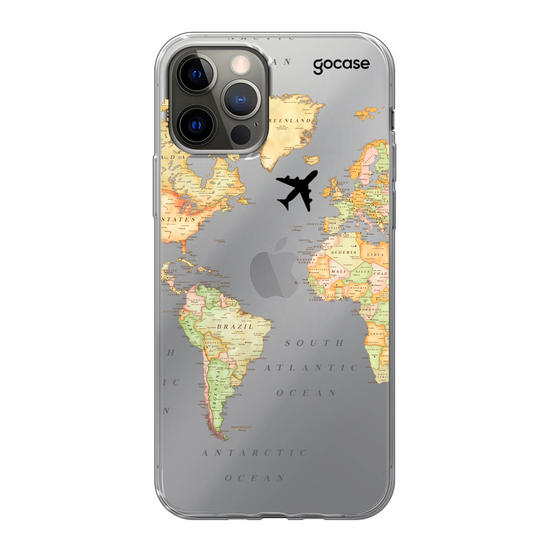 World Map Blank Phone Case