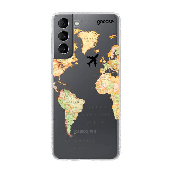 World Map Blank Hülle