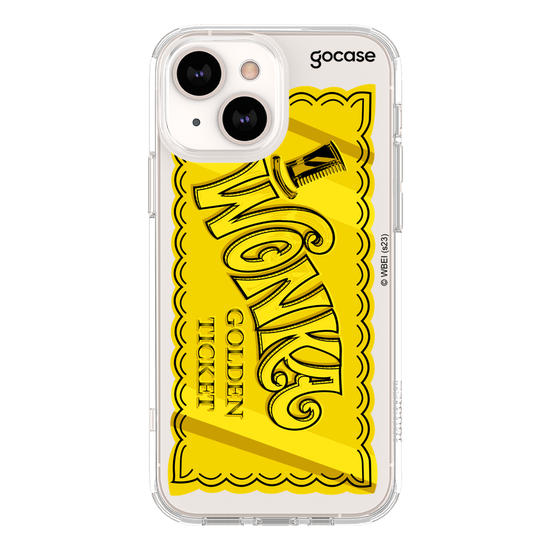 Capinha para celular A Fantástica Fábrica de Chocolate - Golden Ticket