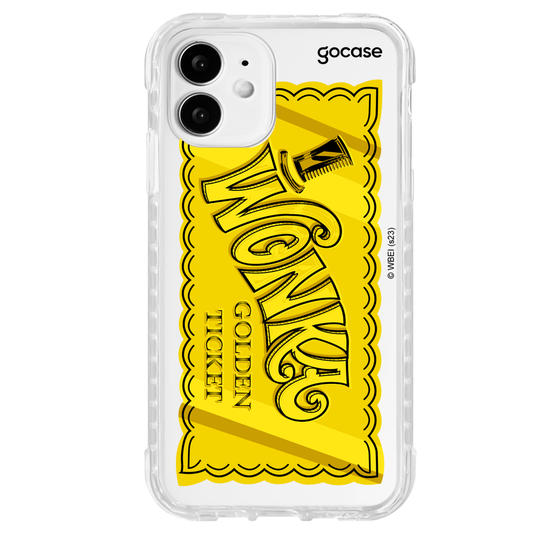 Capinha para celular A Fantástica Fábrica de Chocolate - Golden Ticket