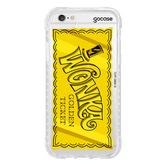 Capinha para celular A Fantástica Fábrica de Chocolate - Golden Ticket
