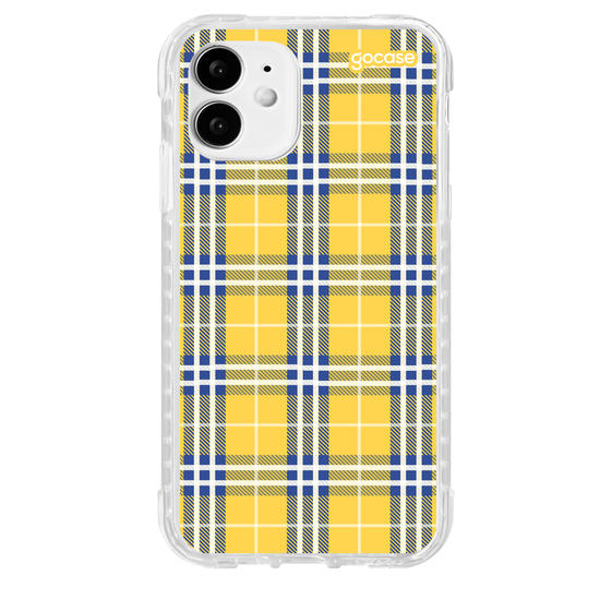 Capinha para celular Xadrez Amarelo