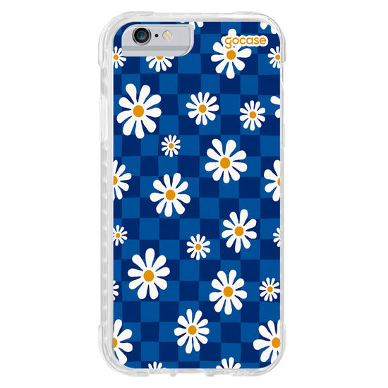 Capinha para celular  Xadrez de Margaridas