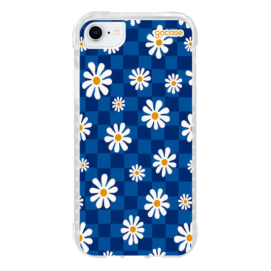 Capinha para celular  Xadrez de Margaridas