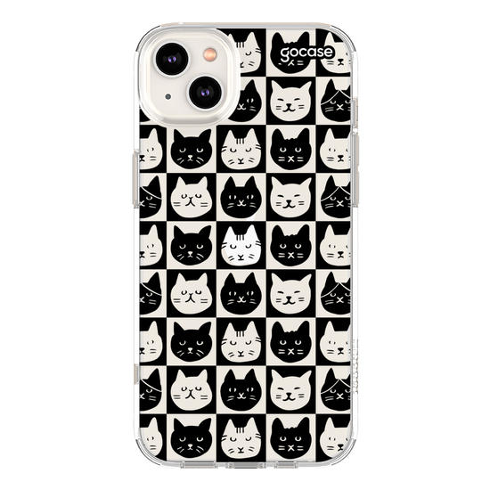 Capinha para celular  Xadrez de Gatinhos