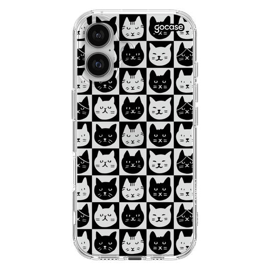 Capinha para celular  Xadrez de Gatinhos