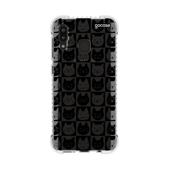 Capinha para celular  Xadrez de Gatinhos