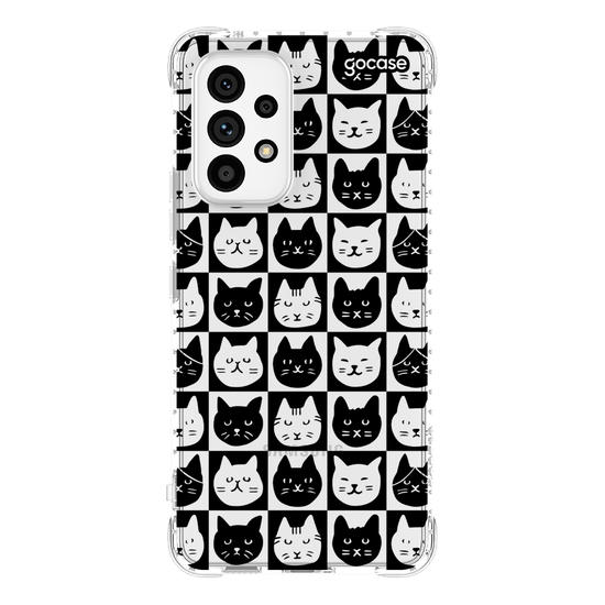 Capinha para celular  Xadrez de Gatinhos