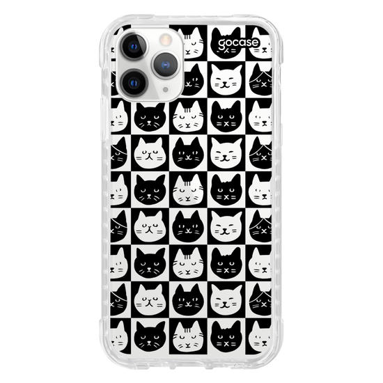 Capinha para celular  Xadrez de Gatinhos