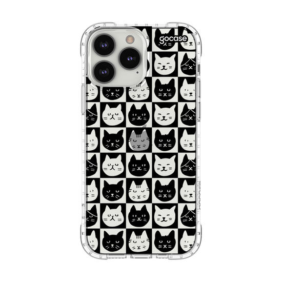 Capinha para celular  Xadrez de Gatinhos