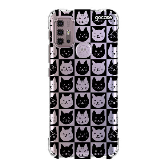 Capinha para celular  Xadrez de Gatinhos