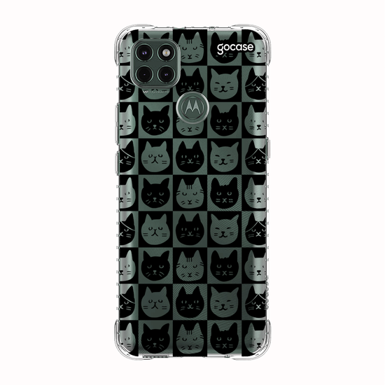 Capinha para celular  Xadrez de Gatinhos