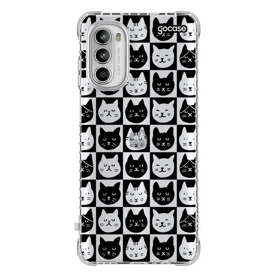 Capinha para celular  Xadrez de Gatinhos