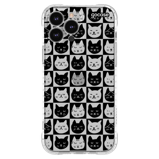 Capinha para celular  Xadrez de Gatinhos