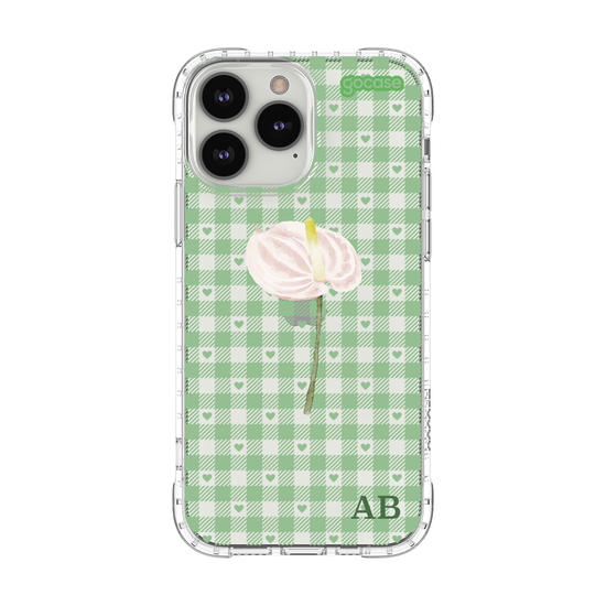 Capinha para celular Xadrez Green