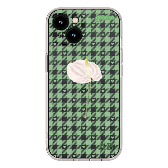 Capinha para celular Xadrez Green