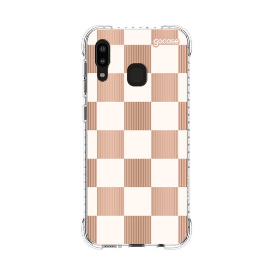 Capinha para celular Xadrez Nude