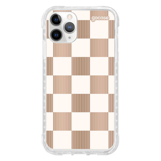 Capinha para celular Xadrez Nude