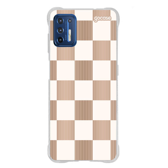 Capinha para celular Xadrez Nude