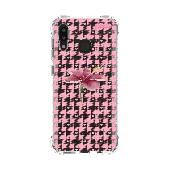 Capinha para celular Xadrez Pink
