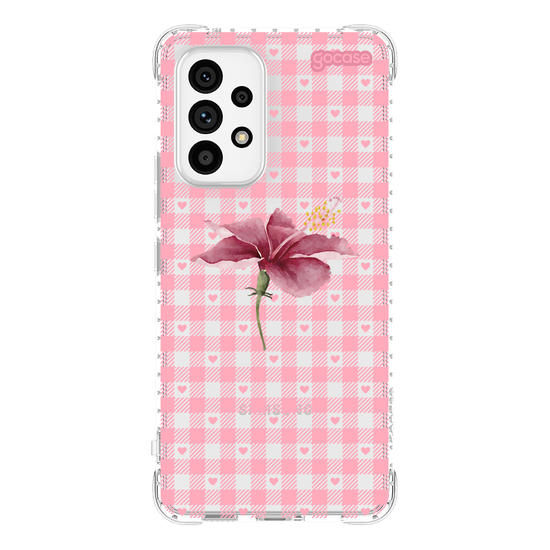 Capinha para celular Xadrez Pink